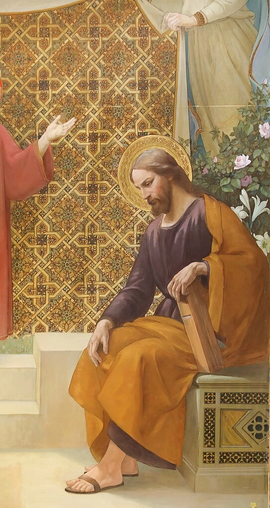 Trittico della Sacra Famiglia - chiesa della Sacra Famiglia, Firenze, dettaglio 4